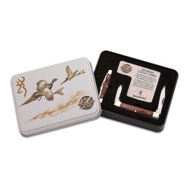 Browning 50th Anv Buckmark 2-Pc Combo Knife Set