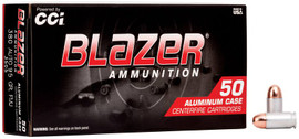 CCI Blaser .380ACP 95gr Aluminum FMJ Box/50