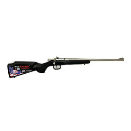 Keystone Crickett BA .22WMR 16.125"/410mm Stainless Single-Shot Synthetic Black — Wolverine Supplies