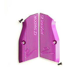 CZ Shadow 2 OEM Short Purple Grips