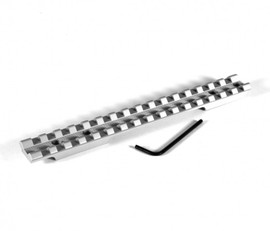 EGW Savage Round Back SA Picatinny 20 MOA Silver