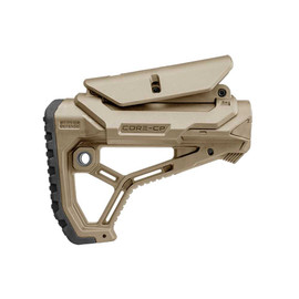FAB GL-Core AR15/M4 Buttstock w/ Adj Cheek Piece FDE