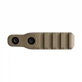 FAB Defense MA1 Offset M-LOK Polymer Picatinny Accessory Rail 4-Slot Tan