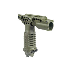 FAB T-POD FA Tactical Bipod Foregrip wFlashlight Mount ODG