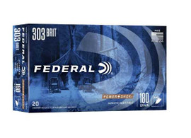 Federal Power Shok .303 British 180 Grain Speer HOT-COR SP Box/20