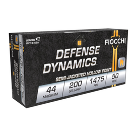 Fiocchi Defense Dynamics .44 Rem Mag 240gr 1330 fps JHP Box/50