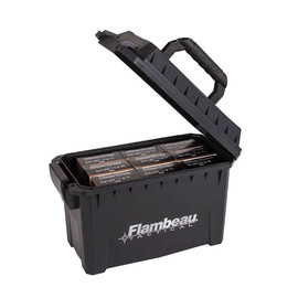 Flambeau Compact Tactical Ammo Can, Fits 6-9 Standard 50 Round Boxes Of Most Handgun Calibers