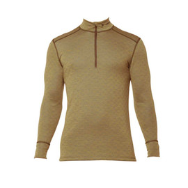 Thermowave Men's Xtreme 1/2 Zip Coyote Brown/Moss, 3XL