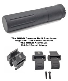 GG&G Beretta 1301 Replacement Magazine Tube Cover w/ M-LOK Barrel Clamp