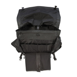 Grey Ghost Wanderer Messenger Bag 2.0 Wax Canvas Black