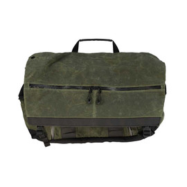 Grey Ghost Wanderer Messenger Bag 2.0 Wax Canvas Olive Drab
