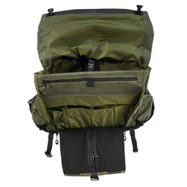 Grey Ghost Wanderer Messenger Bag 2.0 Wax Canvas Olive Drab