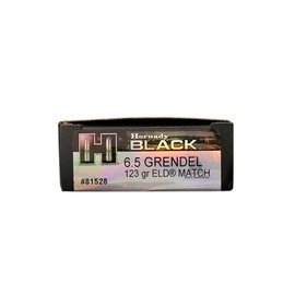 Hornady Black 6.5 Grendel 123gr ELD Match Box/20