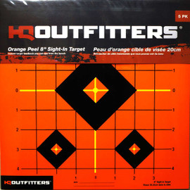 HQ Outfitters HQ-ONGP8X85-X Orange peel sight in 8"x8", 5pk