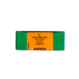 HSM 7mm Mauser 160gr SBT GameKing Box/20