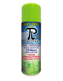 PiACTIVE™ TRAVEL SIZE Pump Spray Insect Repellant 100ml - DEET FREE 12 Hour