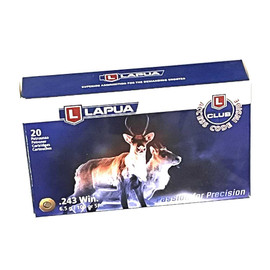 Lapua .243 Win 100gr SP 2985 fps Box/20