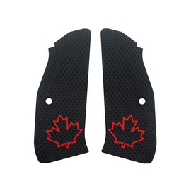 LOK Grips CZ Shadow 2 Thin Roughnecks Maple Leaf w/ Liner