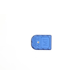 MI 9x19/40 cal Magazine Floor Plate for Glock,  Blue