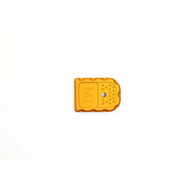 MI 9x19/40 cal Magazine Floor Plate for Glock, Orange