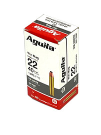 Aguila .22 Win Mag 40gr 1875 fps Semi-Jacketed Soft Point Box/50