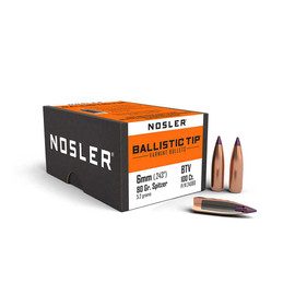 Nosler Ballistic Tip Varmint .243 Cal 6mm 80gr Box of 100