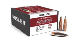 Nosler Bullets Accubond Long-Range .30 Cal 168 Grain Soft Point Box/100