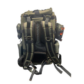 Rugid Waterproof Roll Top Bug Out Tactical Backpack Green