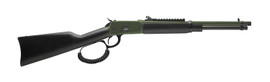 Rossi R92 LA .357 Mag 16.5"/419mm Green 8-Round Synthetic Black ROS9235716B3TB Wolverine Supplies