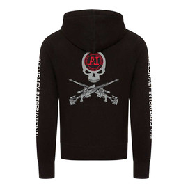Accuracy International Hoodie Skull Design Black - 3X-Large