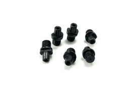 Taylors & Co Uberti Steel Revolver Nipples Set of 6 (12-28UNF Thread)