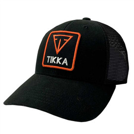 Tikka Trucker Hat Black w/ Black Mesh