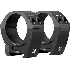 Vortex 34mm Pro Rings Medium Matte Black Set of 2