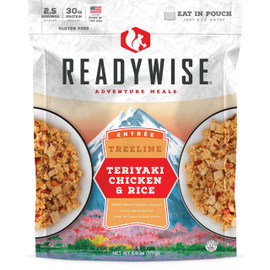 Ready Wise Foods Treeline Teriyaki Chicken w/ Rice 7-Year Shelf Life