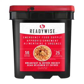 Ready Wise Foods Emergency Bucket 56 Servings 15-Year Shelf Life
