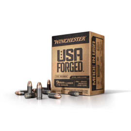 Winchester USA Forged 9mm 115gr Steel Case Box/150