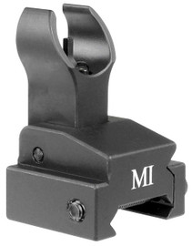 MI Flip Up Front Sight Handguard Rail Mount Model Blk