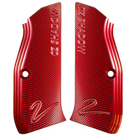 CZ Shadow 2 Grips Red Long