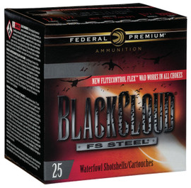 Federal Black Cloud FS Steel 12ga 312 BB 1500fps 112oz Box25