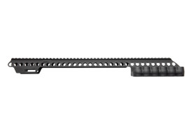 Mesa Tactical SureShell Aluminum Carrier and Fallon Rail for Mossberg 590 Shcokwave 6rd 12ga 18 Inch 94070 Wolverine Supplies