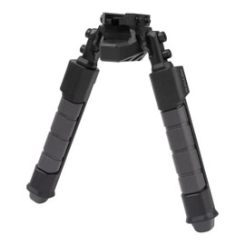Allen Helix Rifle Bipod Low Picatinny Rail Mount - Rapid-Snap Legs - Black