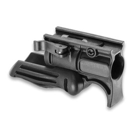 FAB Integrated Folding Foregirip w 1"  Flashlight Mount