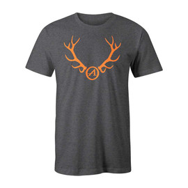 Athlon Antlers T-Shirt Grey - Medium