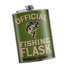 Lucky Jack Official Fishing Flask 8 Ounce 
