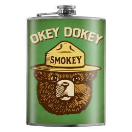 Lucky Jack Okey Dokey Smokey 8 Ounce Flask