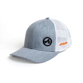 Athlon Logo Hat (Raised A) - Grey/Grey/White