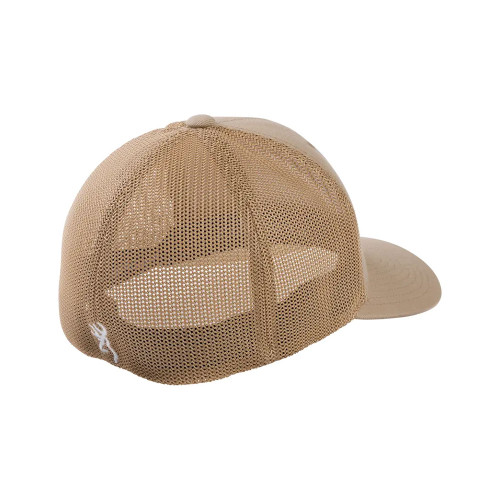 Browning Cap Stamped Flexfit Mid Profile S/M Tan Browning Cap Stamped Flexfit Mid Profile S/M Tan