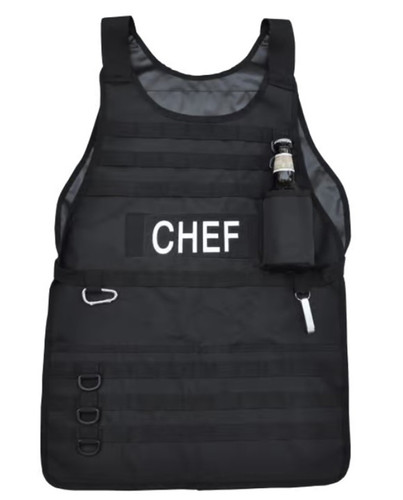 CampCo CBG-1028 Tactical BBQ Apron With Carabiner