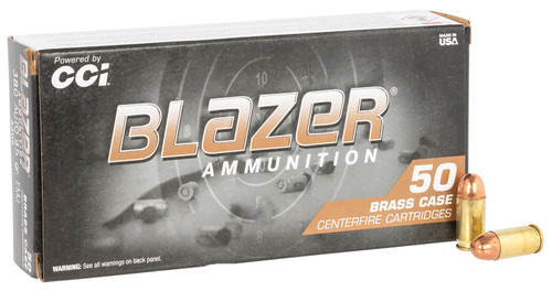 CCI Blazer .380ACP 95gr FMJ Box of 50 CCI5202 Wolverine Supplies