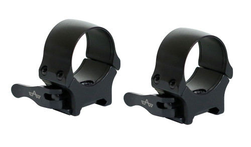 EAW QD Roll-Off Rings 34mm Height: 10mm Medium High Matte Black